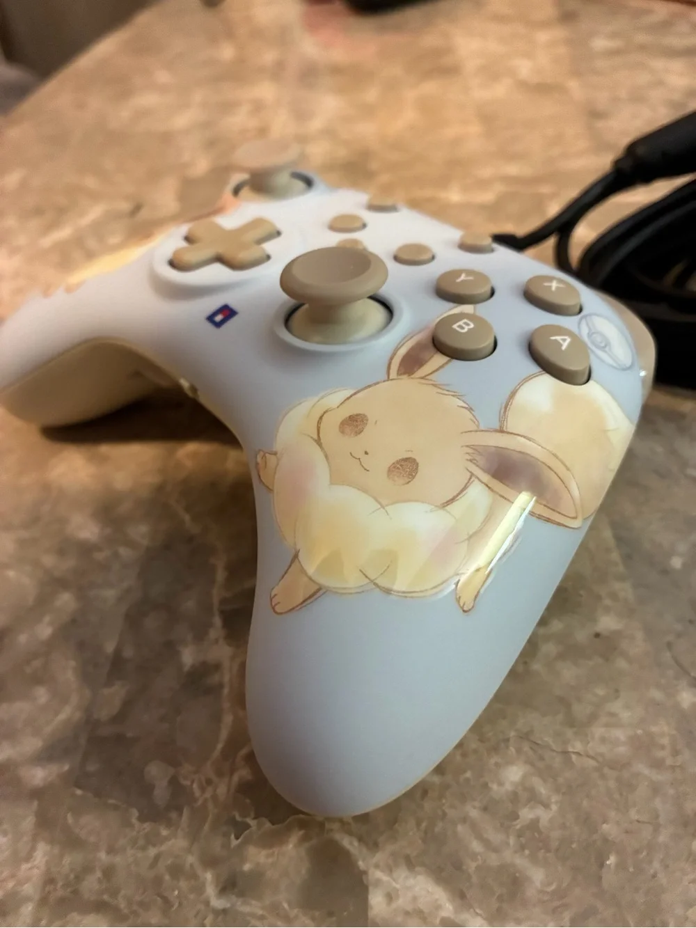 Eevee Cottage Core Blue Wired Switch 2 Controller